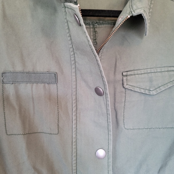 NWT Rubbish Lightweight Olive Army Green Jacket from Nordstrom - Picture 3 of 13